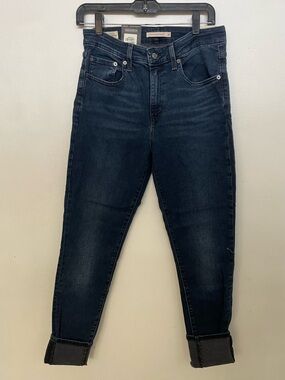 Levi's Dark Blue High-Rise Slim Jeans